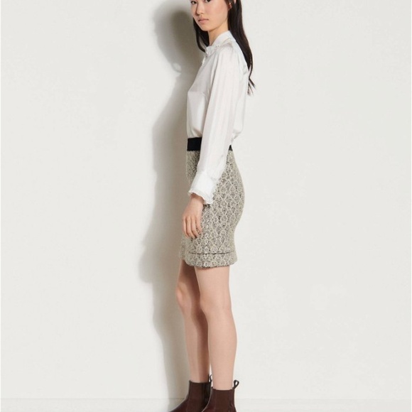 Sandro - Jazz Jacquard Knit Skirt - Size 0 - Picture 6 of 6